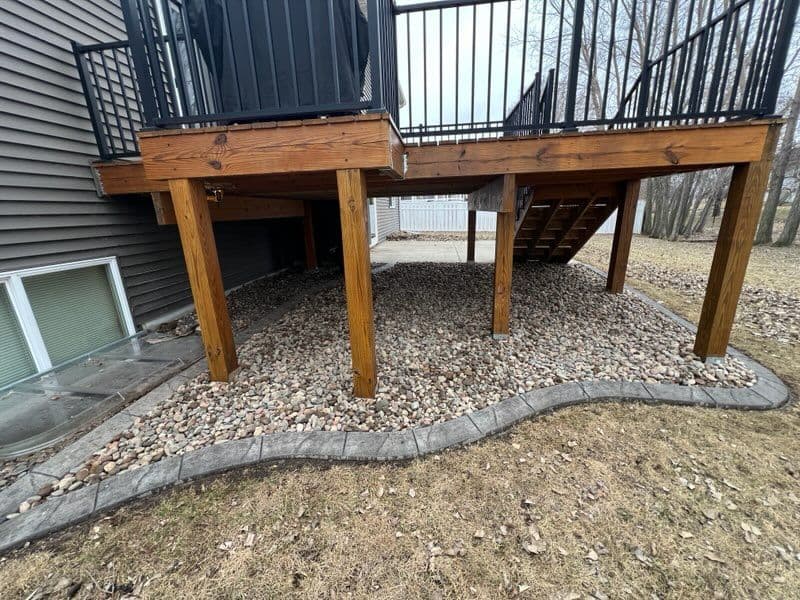 Gallery photos for Backyard Under-Deck Landscaping Transformation: Image #3